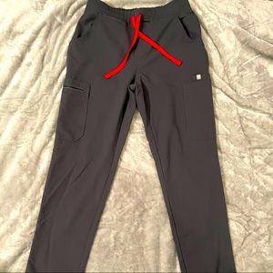 FIGS women's Charcoal YOLA Skinny Scrub Pants Size XS